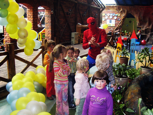 Человек Паук, проведение и организация детских праздников в Москве