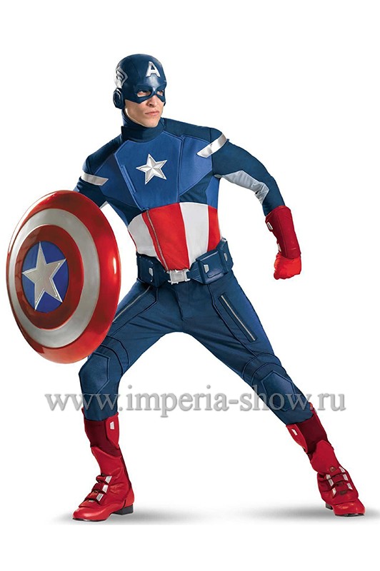 Прокат костюма Капитана америка